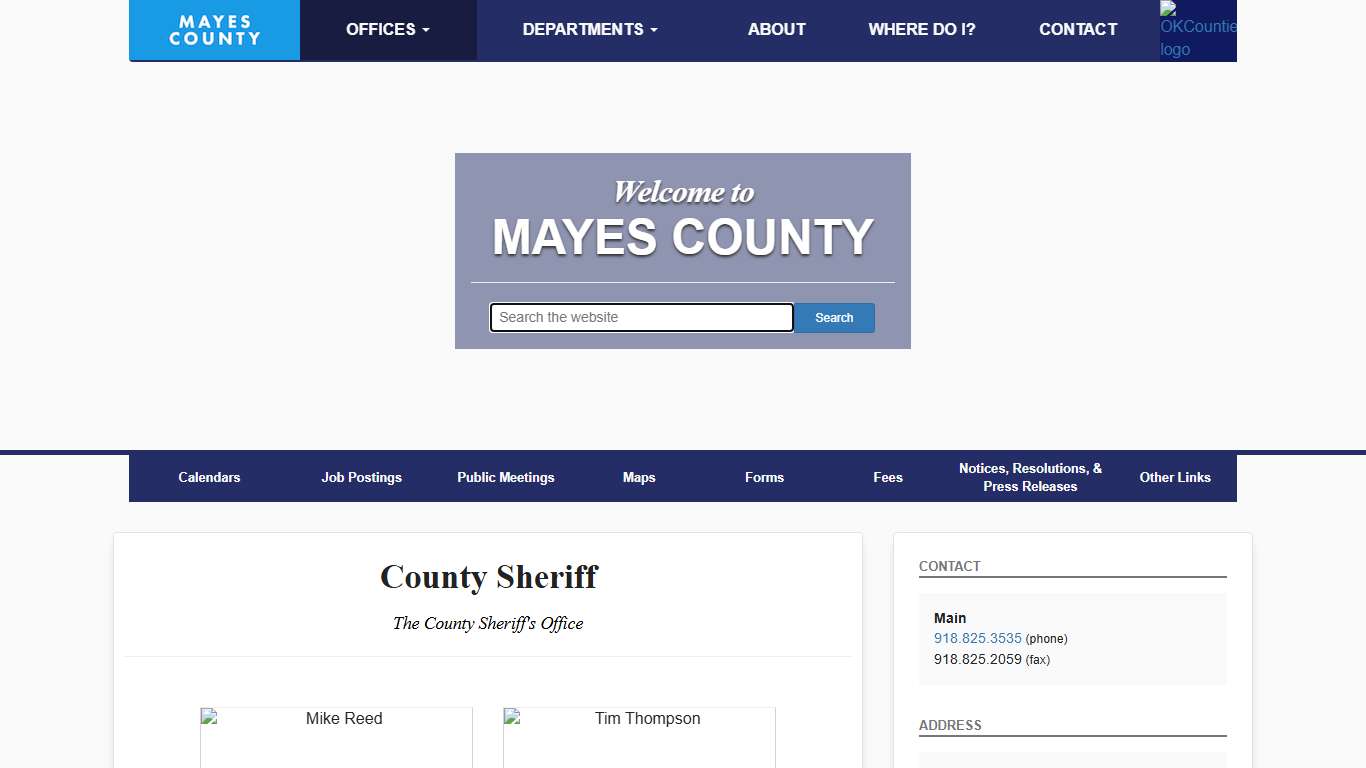 County Sheriff